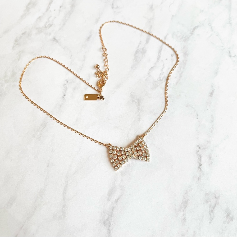 Kate Spade Bow Crystal Necklace